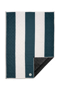 ANCHORSWELL windfeste & wasserabweisende Picknickdecke, 150 x 200cm, Schiefergrau & Beige